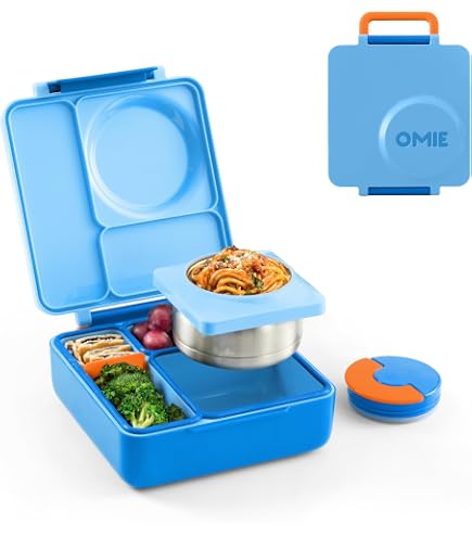 Amazon | OmieBox 子供用 弁当箱 - 保温 弁当 ランチボックス 漏れ防止